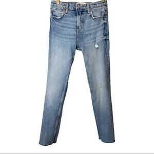 Zara The HW Slim jeans distressed size 2